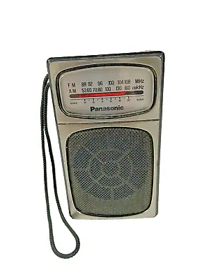 Vintage AM/FM Panasonic RF-504D Portable Radio Works Good Made In Taiwan • $27.99