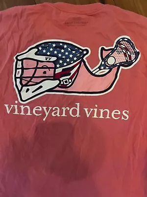 Vintage / Vineyard Vines / Lacrosse   / Preppy /  Pink / T-Shirt  / Small • $10