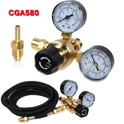 Argon CO2 Regulator Gauge Flow Meter Adapter Hose For Mig Tig Welding Gas Welder • $39.99