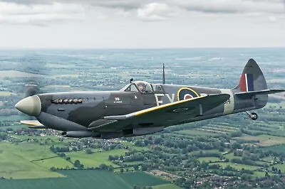 £45 • Buy Spitfire Canvas Wall Art Print Picture Ready To Hang