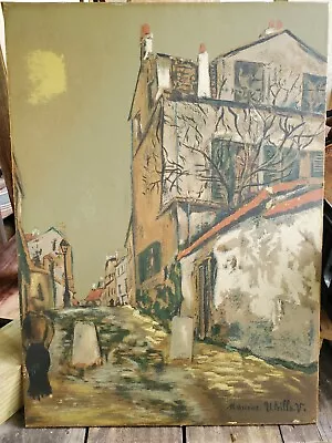 Maurice Utrillo Lithograph  Walled Street  • $100