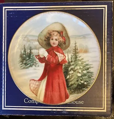 Coalport “MIDWINTER MAGIC” Collector’s Fine Bone China Christmas Plate 1990 • £16
