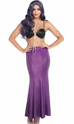 Shimmer Purple Spandex Women's Plus Size Mermaid Skirt - Genuine Leg Avenue NEW • $86.89