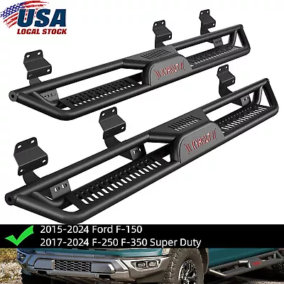 6.5  Running Boards For 2015-2024 Ford F-150/17-24 F-250 Supercrew Cab Side Step • $227.95