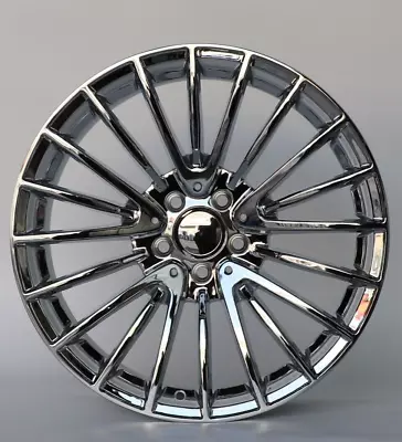 (set 4) 22  STAGGERED CHROME  AMG STYLE WHEELS RIMS FITS MERCEDES BENZ 5X112 • $1550
