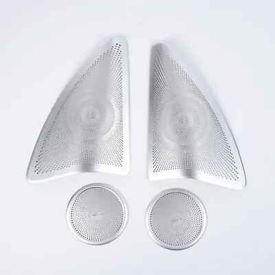 4x Front + Rear Door Sound Speaker Cover Trim For Benz W166 ML X166 GL-CLass GLE • $27.58