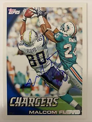 2010 NFL Topps Malcom Floyd Autograph Card #253 In Person M134 • $9.99