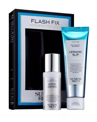 SUNDAY RILEY Flash Fix Facial Kit (Good Genes & Ceramic Slip)☀️ New In Box! • $14.95