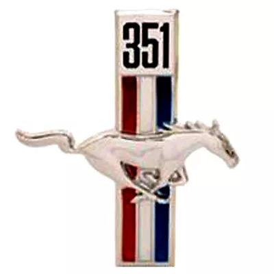 1967 1968 Mustang Fender Emblem 351 Running Horse Right Passenger Side Dynacorn • $35.95