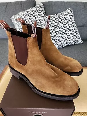 Rm Williams Gardener Boots In Tobacco Seude Size Au 8g Rrp $649  • $450