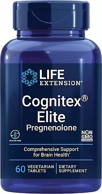 Life Extension  Cognitex Elite Pregnenolone - 60 Tabs | Brain Health. • $43.50