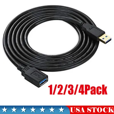 High-Speed USB To USB Extension Cable USB 2.0 Adapter Extender Cord Male/Female • $3.85