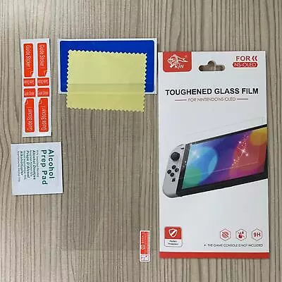 Replacement Tempered Glass Screen Protector Film For Nintendo Switch OLED NS S • $31.88