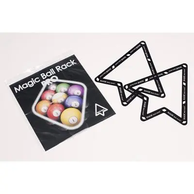 Magic Ball Rack Pro 9- & 10-Ball Billiards Aufbauschablone 2er Set The Original • $11.30