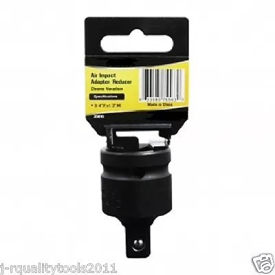 3/4  To 1/2  Inch Drive Black Impact Socket Adapter Reducer Tool Pro Grade • $10.95