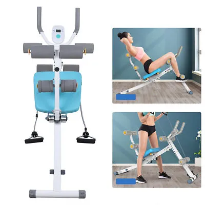 Ab Abdominal Exercise Machine Cruncher Trainer Fitness Body Shaper Gym Equipment • $103