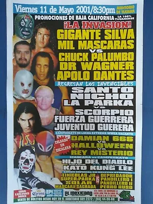 Lucha Libre Poster#9 La Parka.santo.mil Mascaras.dr Wagner • $55