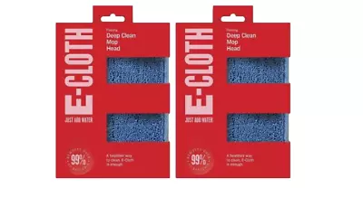 2 Ecloth Deep Clean Mop Head Pads For Use With Deep Clean Mop Dch X2 • £11.95