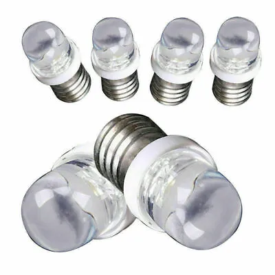 1/2/3/5/8/10Pcs E10 Torch Light LED MES Miniature Screw Bulb Warning Signal Lamp • $4.28