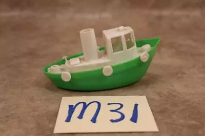 M31b Vintage Made In Usa Soft Plastic Tugboat Bathtub Beach Lake Toy • $12.99