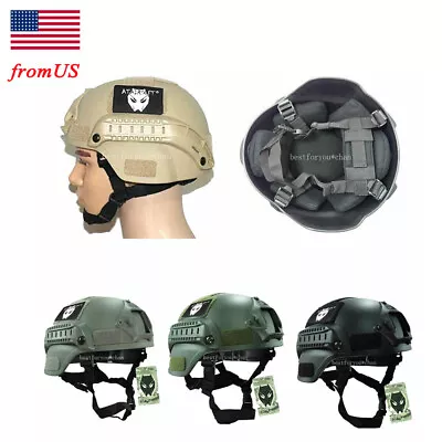 Tactical Airsoft Paintball Military Combat Helmet MICH 2000 Hunting Protective  • $36.95