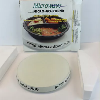 Vintage 1995 Nordic Ware Micro-Go-Round Microwave Turntable Rotating Unit Tested • $34.73