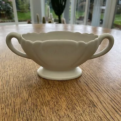 Vintage Dartmouth Devon Pottery Twin Handled Mantle Vase • £15