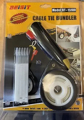 CABLE TIE GUN MACHINE AUTOMATIC STRAPPING TOOL BUNDLER TENSIONER Cable Ties • £8