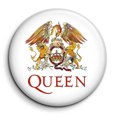 Queen Rock Group Legend Freddy Mercury Badge Pin 38mm Button Pin • $1.59