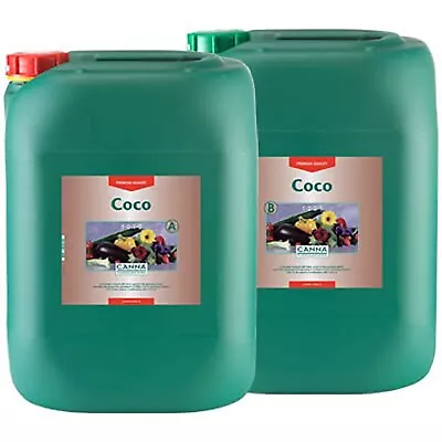 CANNA Coco Coir A+B 1 5 10L Veg & Flower Plant Food Base NUTRIENTS HYDROPON... • £106