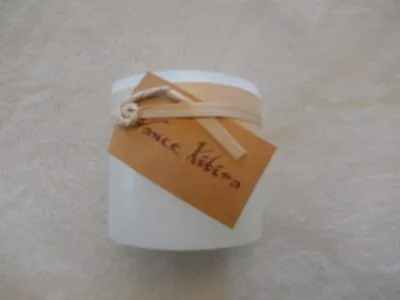 Vance Kitira Melon White Pillar (Timber Candle) 3.25  X 3  CT245 MW • $10