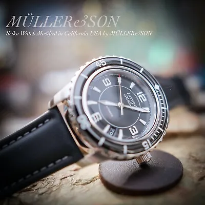 Müller&Son Watch  Modern Silver SuperMod  From Seiko SNZH Fifty Five Fathoms • $678.90