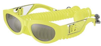 $337.70 • Buy Dolce & Gabbana DG 6174 Yellow Rubber/Light Grey 54/23/145 Unisex Sunglasses