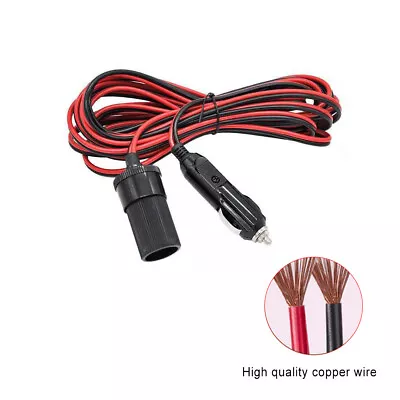 £4.99 • Buy 5M Car Cigarette Lighter 12V Extension Cable Adapter Socket Charger Lead New UK