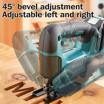 2900R Cordless Woodworking Cutting Jigsaw Cutter Jig Saw For Makita 18V Battery • £28.90