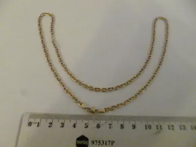 9ct Yellow Gold Anchor Link Chain 7.37 Grams 55cm Long Italen Made • $580