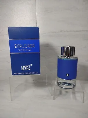 Montblanc Explorer Ultra Blue 3.3 Oz Eau De Parfum Spray Tester - New In Box • $54.69