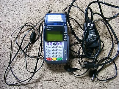 Verifone Omni 3750 Credit Card Machine With Cords • $10