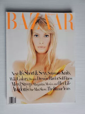 3/1994 Harper's Bazaar CLAUDIA SCHIFFER Kate Moss CINDY Crawford Nadja Auermann • $159.99