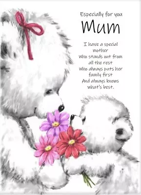 £3.99 • Buy 'Especially For You Mum' A5 Mum Card Birthday Love Keepsake Special Day