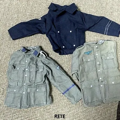 3X 1/6 Scale WW2 German Infantry Jacket Shirt For 12'' Gi Joe Dragon Soldier DID • £9.11