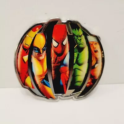 2009 Marvel Superheroes Belt Buckle Hulk Thor Iron Man Spiderman Wolverine • $14.99