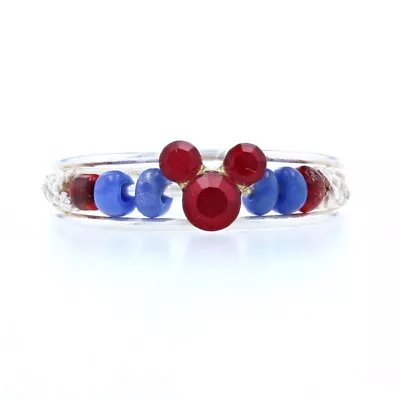 NEW Disney Mickey Mouse Ring - 925 Sterling Silver Red Toe Ring Child's • $7.99