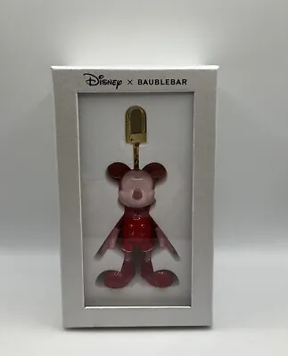 Disney Baublebar Mickey Mouse Keychain Bag Charm Red Pink Colors Authentic New • $29.90