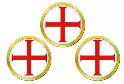 Knights Templar Cross Golf Ball Markers • $24.06