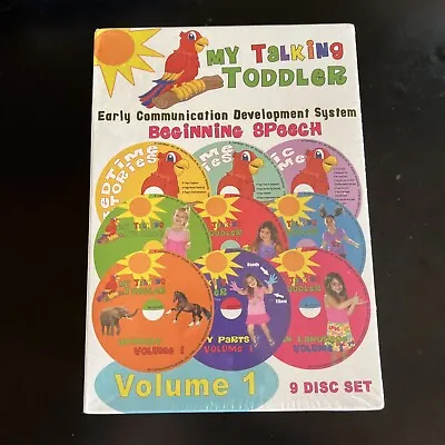 My Talking Toddler DVD Early Communication Development System 9 Disc Set Vol. 1 • $19.99