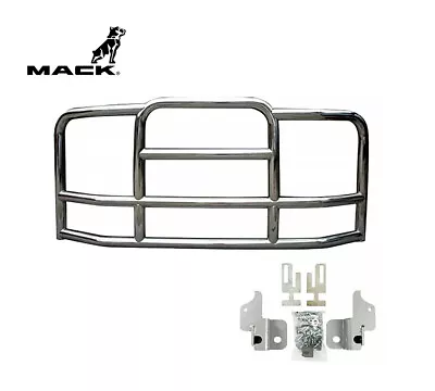 Large Model Deer Grille Guard For MACK Pinnacle (2007-2016) W/ Brackets • $1149