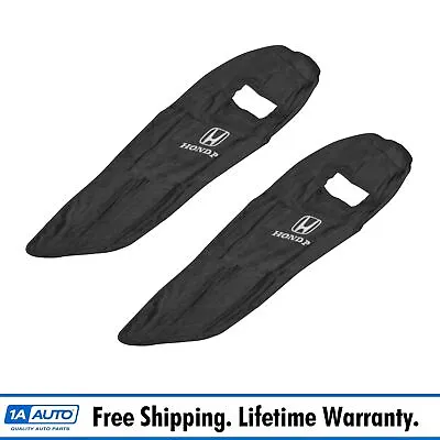 OEM Black Cotton Terry Velour Seat Armour Cover Front LH & RH Pair For Honda • $115.95