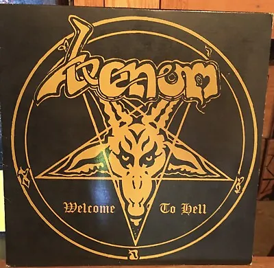 VENOM “Welcome To Hell” Lp 1985/NWOBHM/Black Meta L/ Combat Records • $176.66