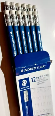 Staedtler Graphite Pencils My First Norica HB Box Of 12 Large Triangular NEW • $10